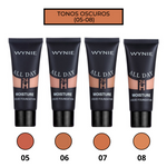 Conjunto de 4 Bases de Maquillaje ALLDAY™ - Matte 24H - 4x40ml