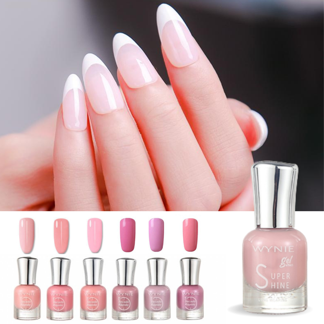 Conjunto de 6 Esmaltes de uñas con Efecto Gel -  SUPERSHINE™