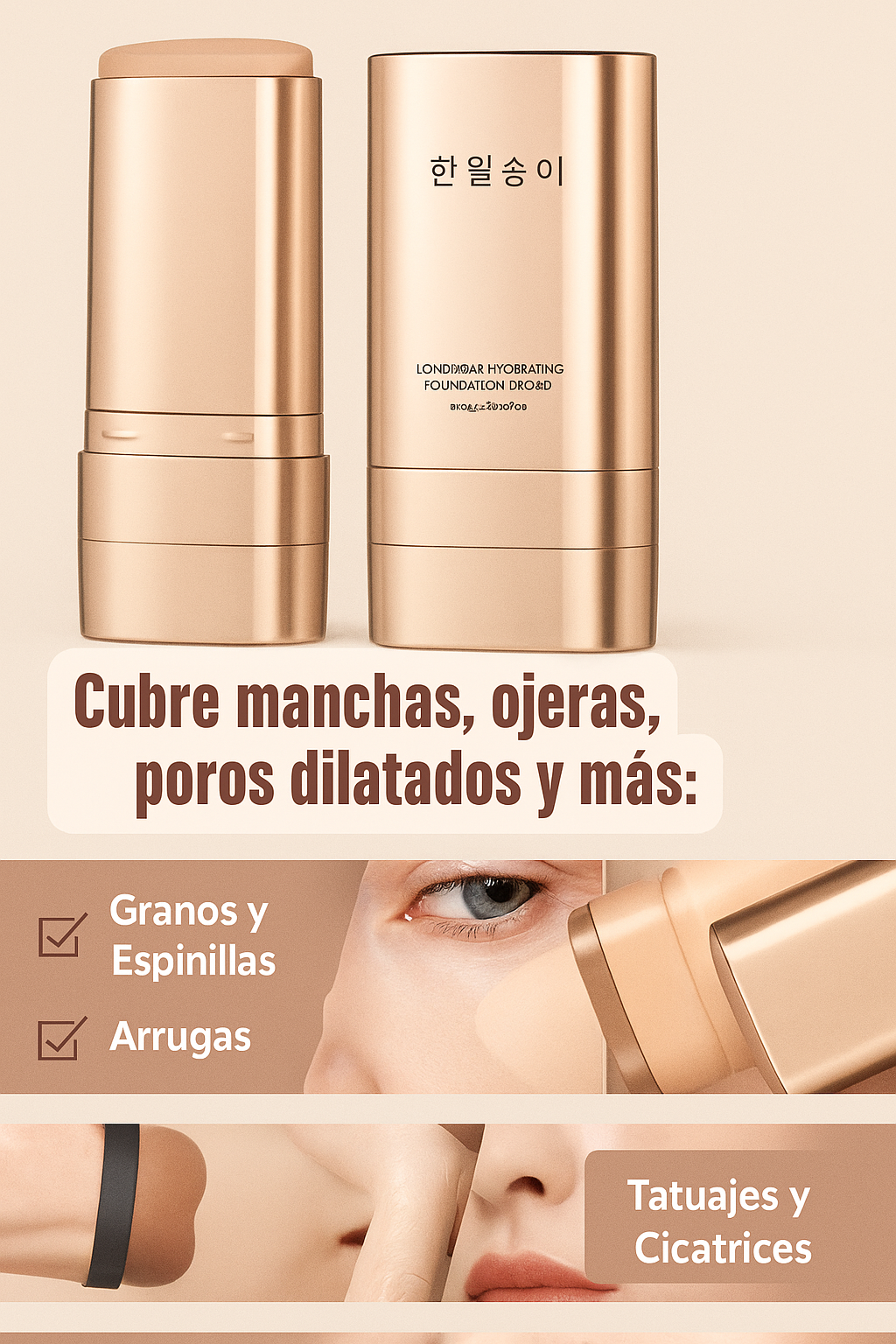 Base Coreana 2 en 1 - K-SKIN