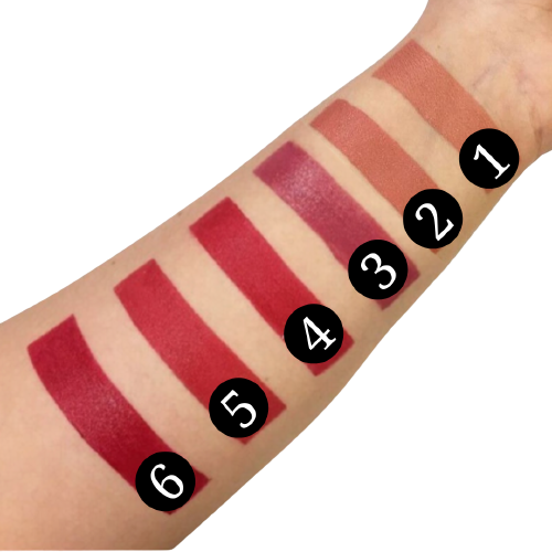 Conjunto de 6 Pintalabios con Acabado Mate 24horas - LIPSTICK24™