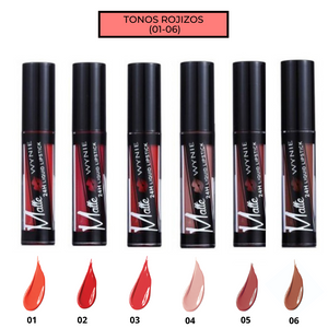 MATTE24™ -  Conjunto PREMIUM de 6 Lip Gloss Permanentes