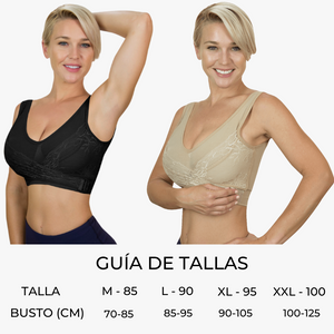 PACK DE 3 SUJETADORES PUSH-UP SIN AROS NI ENCAJE - COMFORTISSE PUSH UP BRA™