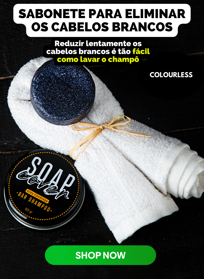 JABÓN ELIMINADOR DE CANAS NATURAL - COVERSOAP™