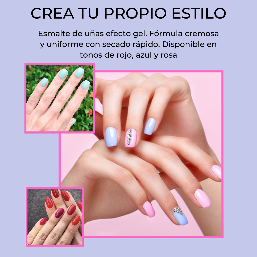 Conjunto de 6 Esmaltes de uñas con Efecto Gel -  SUPERSHINE™