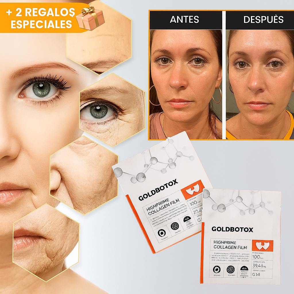 KIT GOLDBOTOX™ HIGHPRIME - COLÁGENO + ACIDO HIALURÓNICO + ACTIVO DE BOTOX