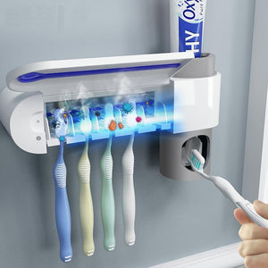 CLEANBRUSH® - Soporte esterilizador UV para cepillos de dientes