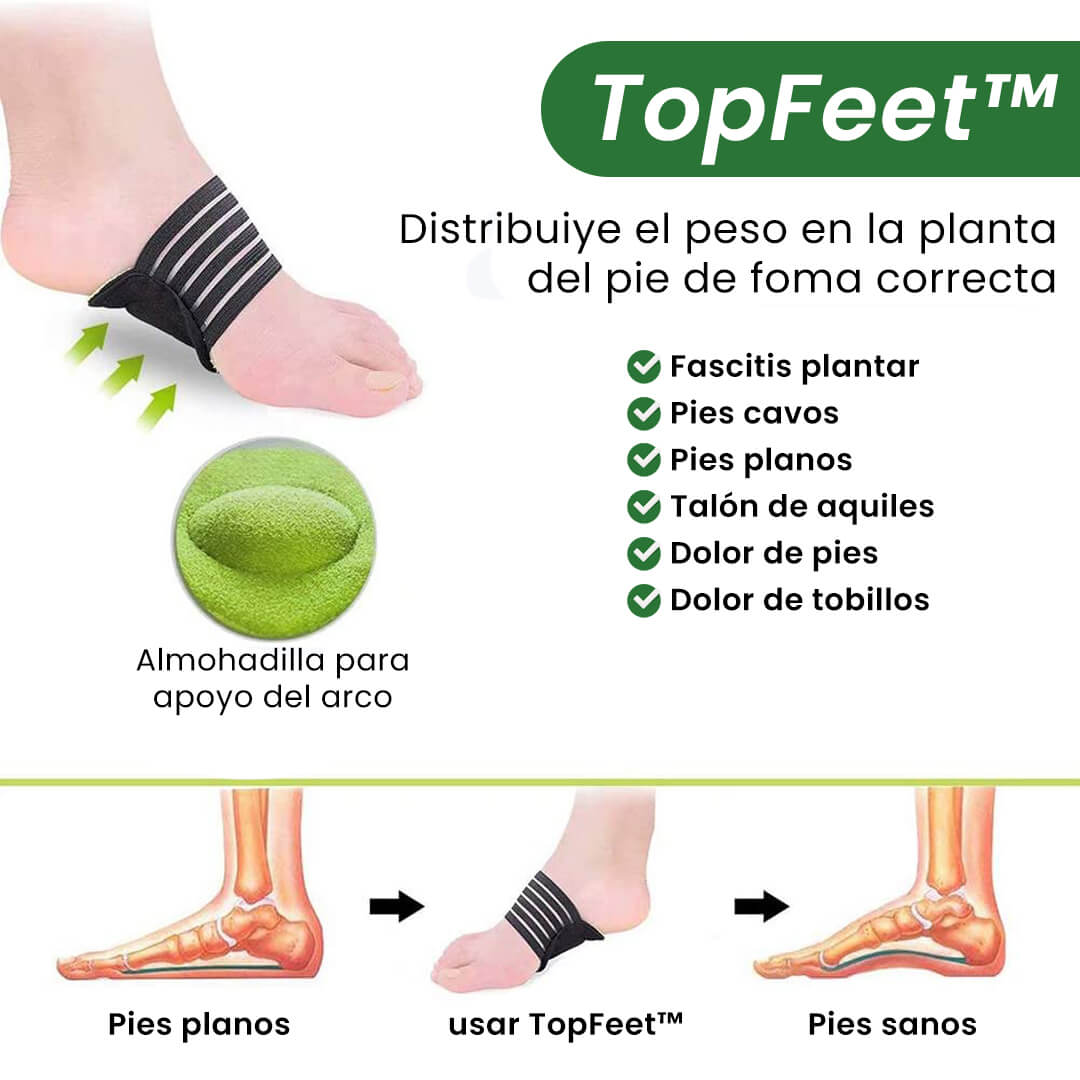 Almohadillas para Pies con Puente - TopFeet™