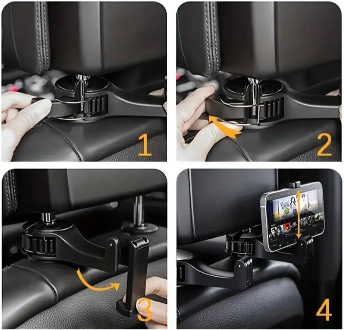 SOPORTE ROTATIVO MULTIUSOS PARA COCHE - PHONELER™