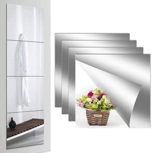 PACK DE ESPEJOS ADHESIVOS RECTANGULARES FLEXIBLES - MIRROR GLASS™