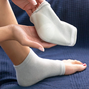 CALCETINES DE GEL HIDRATANTE CON ACEITES NATURALES PARA TALONES - SOFTPEEL™