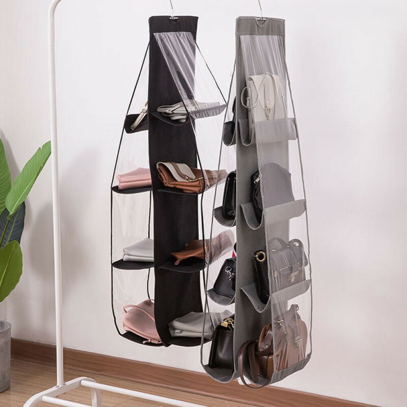 ORGANIZADOR DECORATIVO VERTICAL PARA BOLSOS Y ROPA - SMARTBAG™