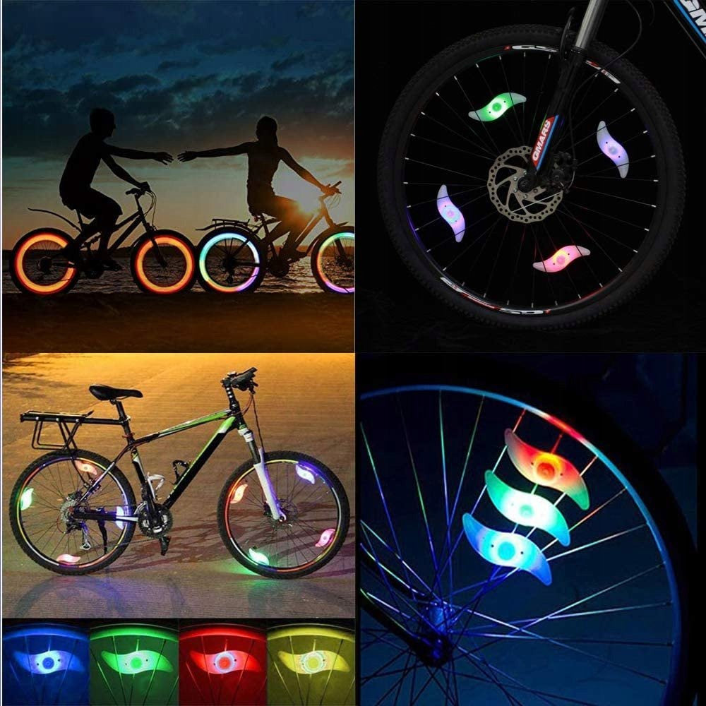 LUCES DE SEGURIDAD PARA RUEDAS DE BICICLETA - SAFETY LIGHT™