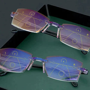 GAFAS MULTIFOCALES 2 EN 1 CON PROTECCIÓN CONTRA LUZ AZUL - OPTI FOCUS LENS™